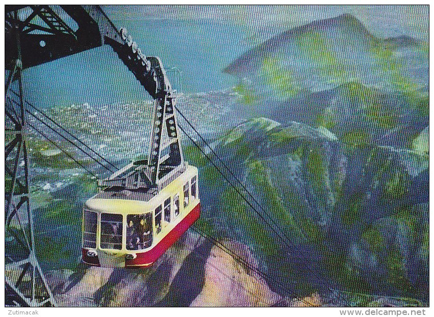 Japan - Mt Tsurumi National Park - Cable Car Old Postcard - Other & Unclassified