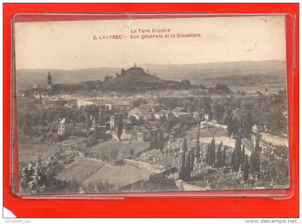 - LAUTREC - Vue Générale Et Le Cimetière - Lautrec