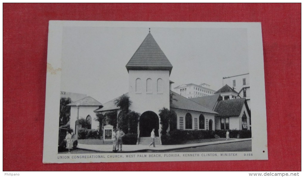 - Florida> West Palm Beach  Union Congregational --------ref   1930 - West Palm Beach