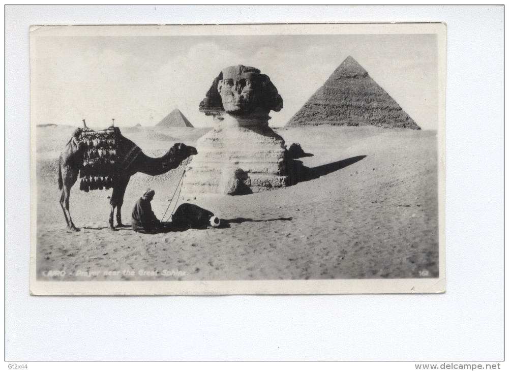 Kairo, Prayer Near The Great Sphinx - Gizeh