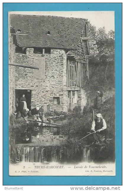 CPA 5 - Lavandières Laveuses Blanchisseuses Lavoir De Tournebride THURY-HARCOURT 14 - Thury Harcourt