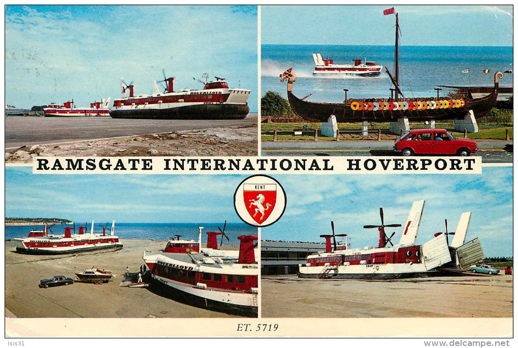 Royaume-Uni - Angleterre - Kent - Bateaux - Ramsgate International Hoverport - Multivues - Multiview - état - Ramsgate