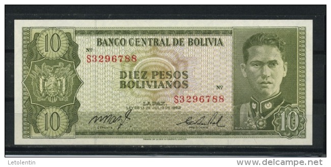 BOLIVIE : 10 PESOS NEUF - Bolivia