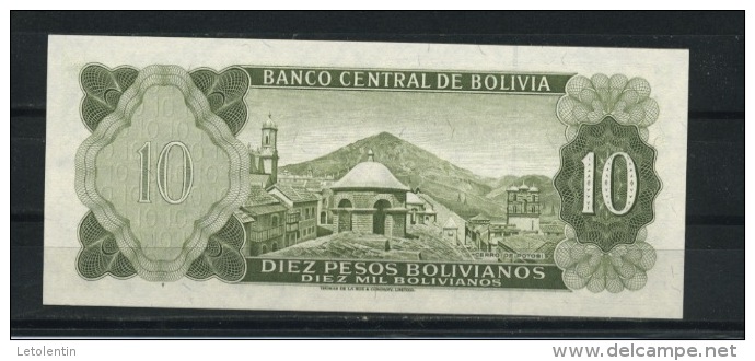 BOLIVIE : 10 PESOS NEUF - Bolivia