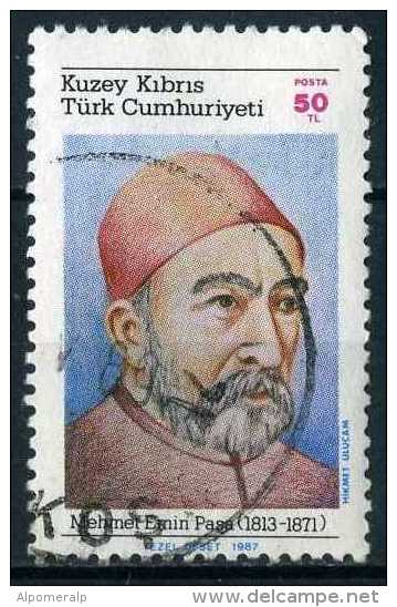 Turkish Cyprus 1987 - Mi. 215 O, Mehmet Emin Pacha | Ottoman Civil Servant And Statesman Of Turkish Cypriot Origin - Used Stamps