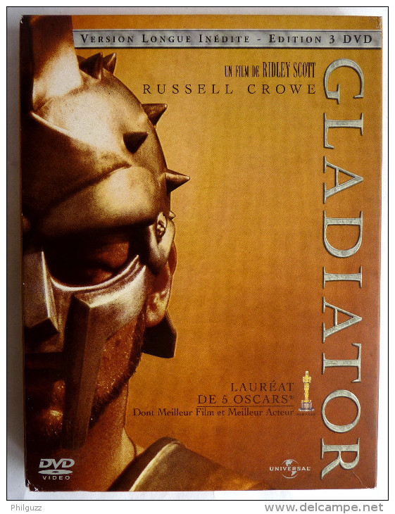 Russell Crowe Ridley Scott GLADIATOR Version Longue COLLECTOR - Geschichte