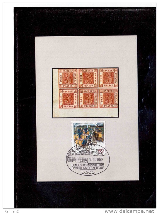 8987   -    BUNDESPOSTMINISTERIUM EINWEIHUNG DES NEUBAUS  /    BONN  15.10.1987 - Correo Postal