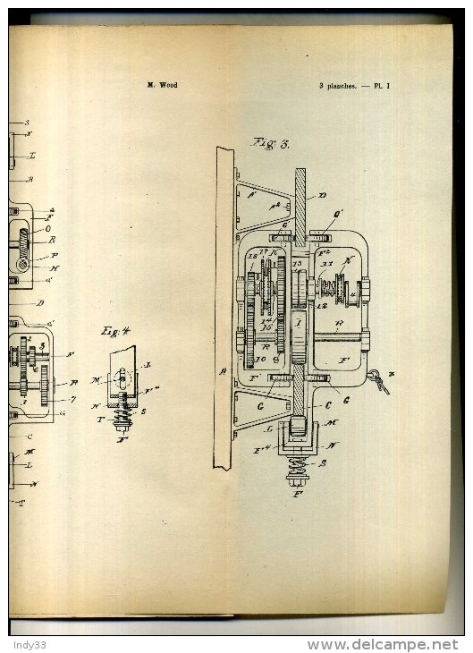 - HALAGE DES BATEAUX SUR LES CANAUX ET LES EAUX TRANQUILLES . BREVET D´INVENTION DE 1902 . - Technik & Instrumente