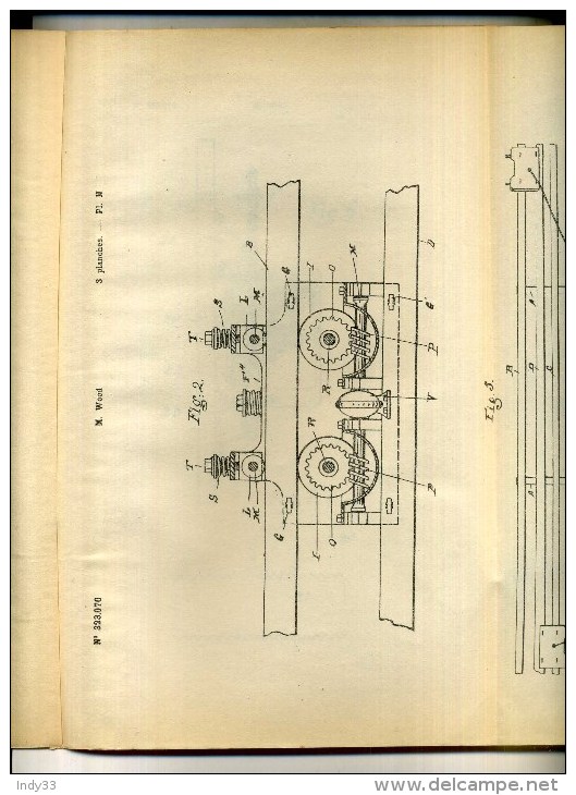 - HALAGE DES BATEAUX SUR LES CANAUX ET LES EAUX TRANQUILLES . BREVET D´INVENTION DE 1902 . - Technik & Instrumente