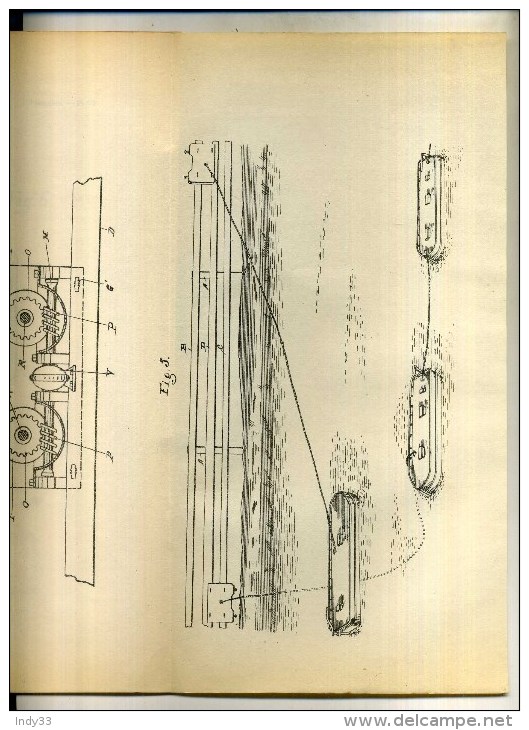 - HALAGE DES BATEAUX SUR LES CANAUX ET LES EAUX TRANQUILLES . BREVET D´INVENTION DE 1902 . - Techniek & Instrumenten