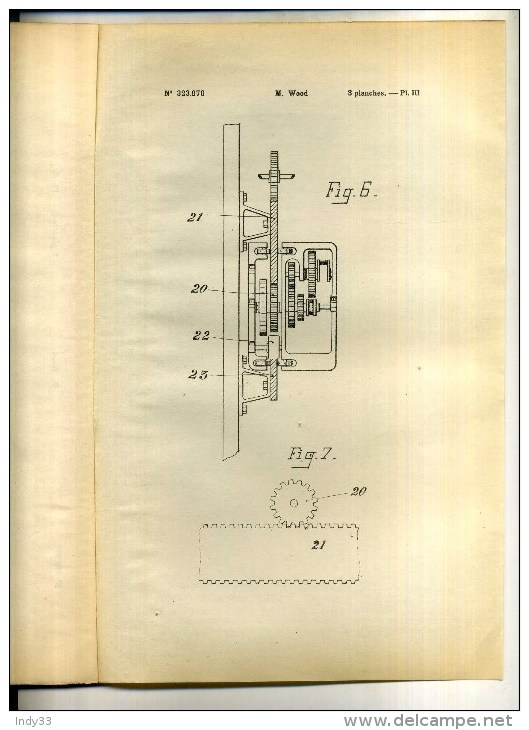 - HALAGE DES BATEAUX SUR LES CANAUX ET LES EAUX TRANQUILLES . BREVET D´INVENTION DE 1902 . - Technics & Instruments