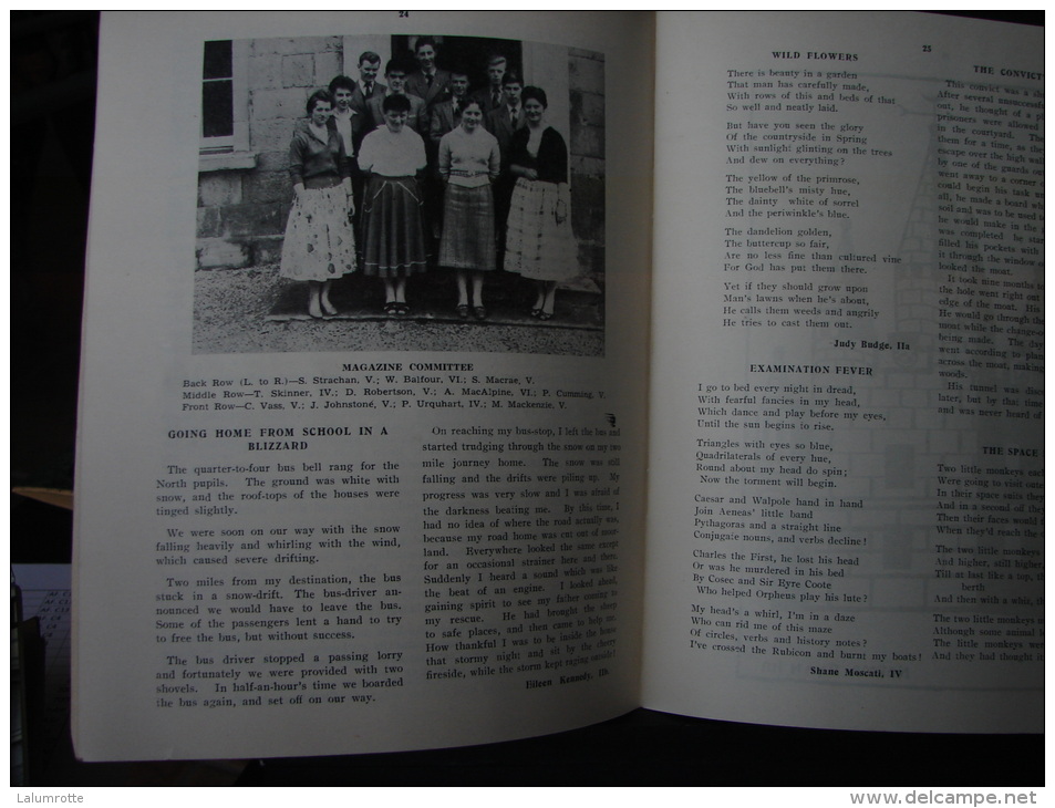 Liv. 468.  Tain Royal Academy. Magazine 1959. - Opvoeding/Onderwijs