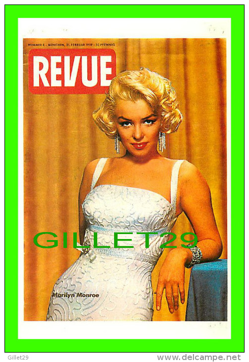 ARTISTES, MARILYN MONROE - REVUE MAGAZINE, 1959 - METRO MUSIC - - Artisti