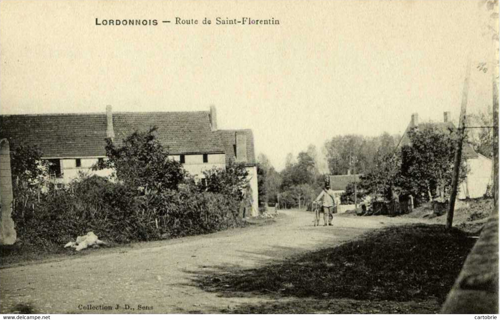 Dépt 89 - LORDONNOIS - Route De Saint-Florentin - (facteur Cycliste) - Ligny-le-Châtel - Ligny Le Chatel