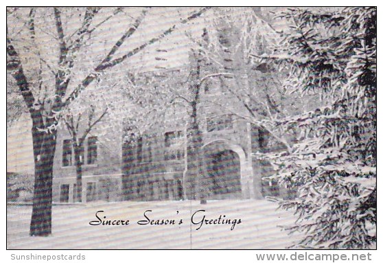 Sincere Season's Greetings Director Of Student Recruitment Sioux Falls College Sioux Falls South Dakota 1948 - Sioux Falls