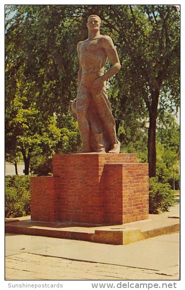 Spartan Statue Michigan State University East Lansing Michigan 1956 - Lansing