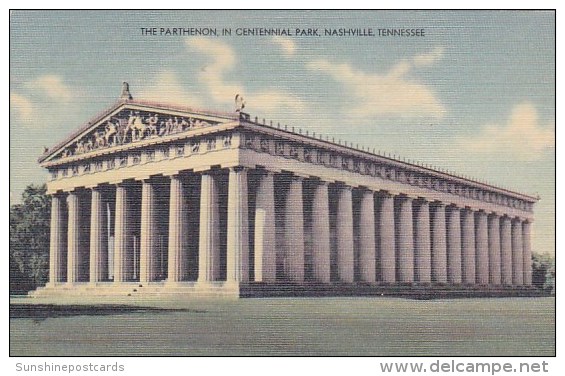 The Parthenon In Centennial Park Nashville Tennesse - Nashville