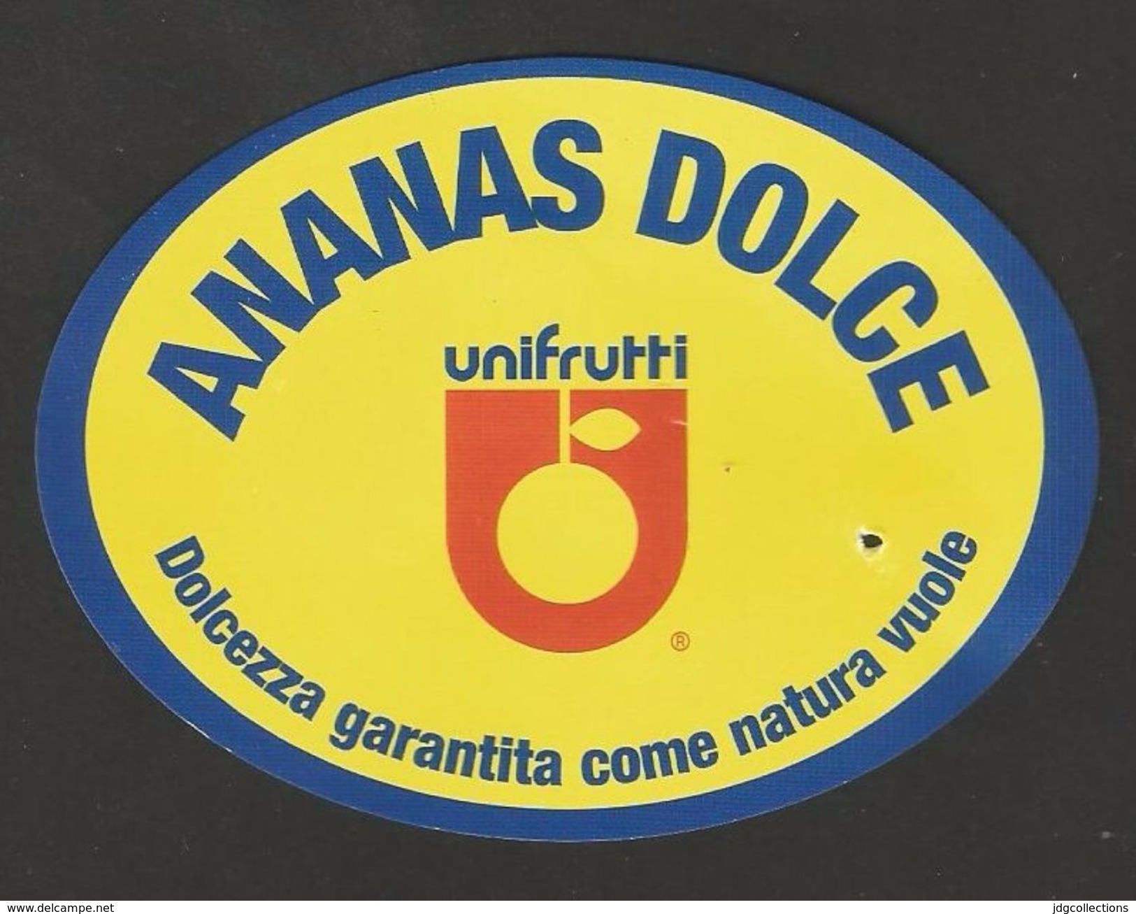 # PINEAPPLE UNIFRUTTI Fruit Tag Balise Etiqueta Anhanger Ananas Pina Costa Rica - Fruits & Vegetables