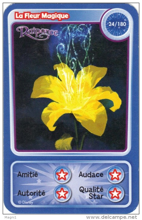 Auchan Disney N° 24/180 - Série Raiponce - La Fleur Magique - Disney