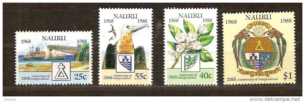 Nauru 1988 Yvertn° 339-342  *** MNH Cote 12 Euro - Nauru