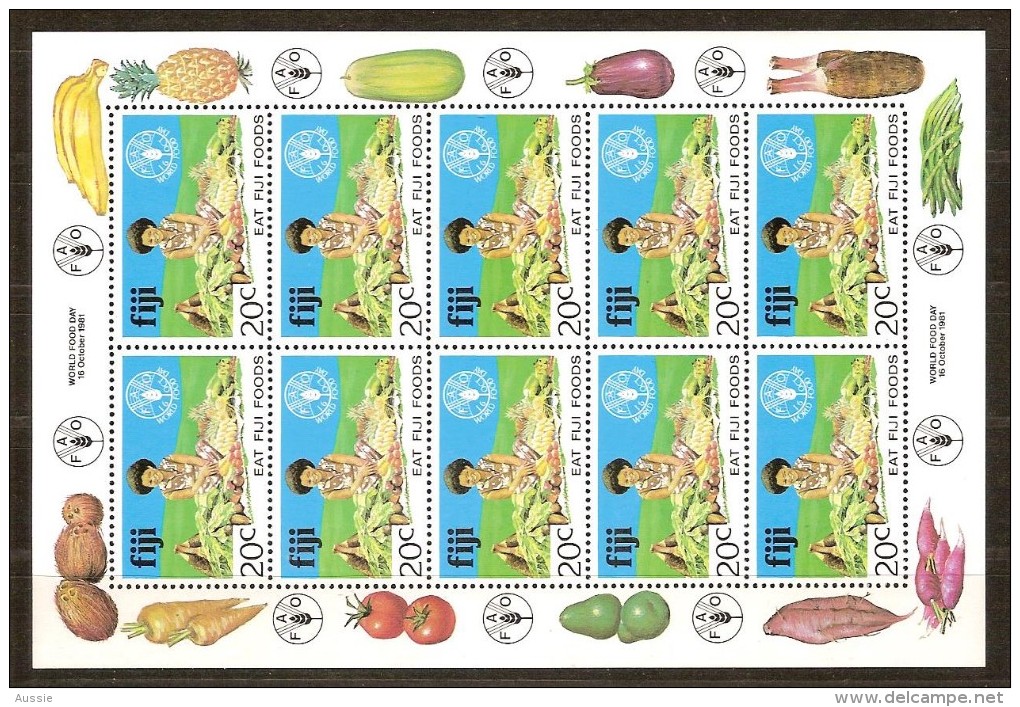 Fiji 1981 Yvertn° 445  *** MNH Feuillet Cote 8 Euro - Fidji (1970-...)