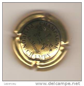 CAPSULE DE MUSELET CHAMPAGNE POMPON CHAMPY LE MESNIL NOIR SUR OR - Other & Unclassified