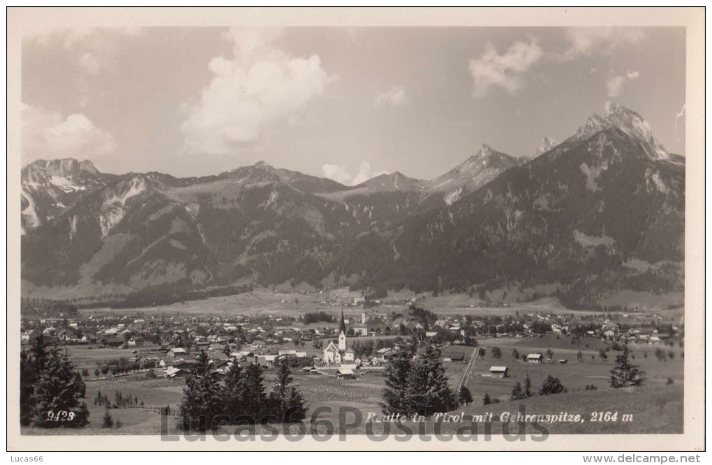 REUTTE IN TIROL MIT GEHRENSPITZE - Reutte