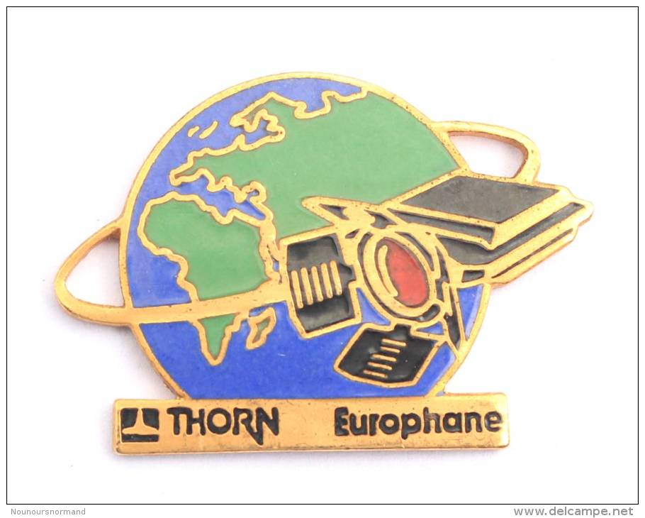 Pin's  THORN EUROPHANE - Satelitte Orbitant Autour De La Terre - Collections Parisiennes - E283 - Space