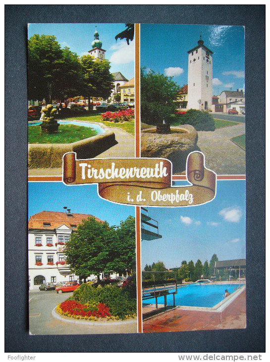 Germany: TIRSCHENREUTH I. D. Oberpfalz - Multiview - Posted 1990s - Tirschenreuth
