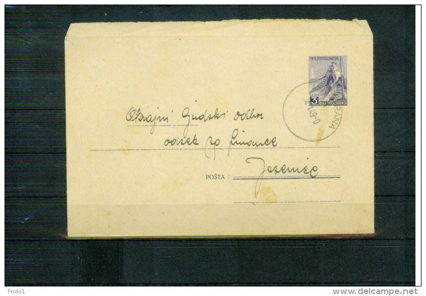 Jugoslawien / Yugoslavia / Yougoslavie  Postal Stationery Letter 5 - Covers & Documents