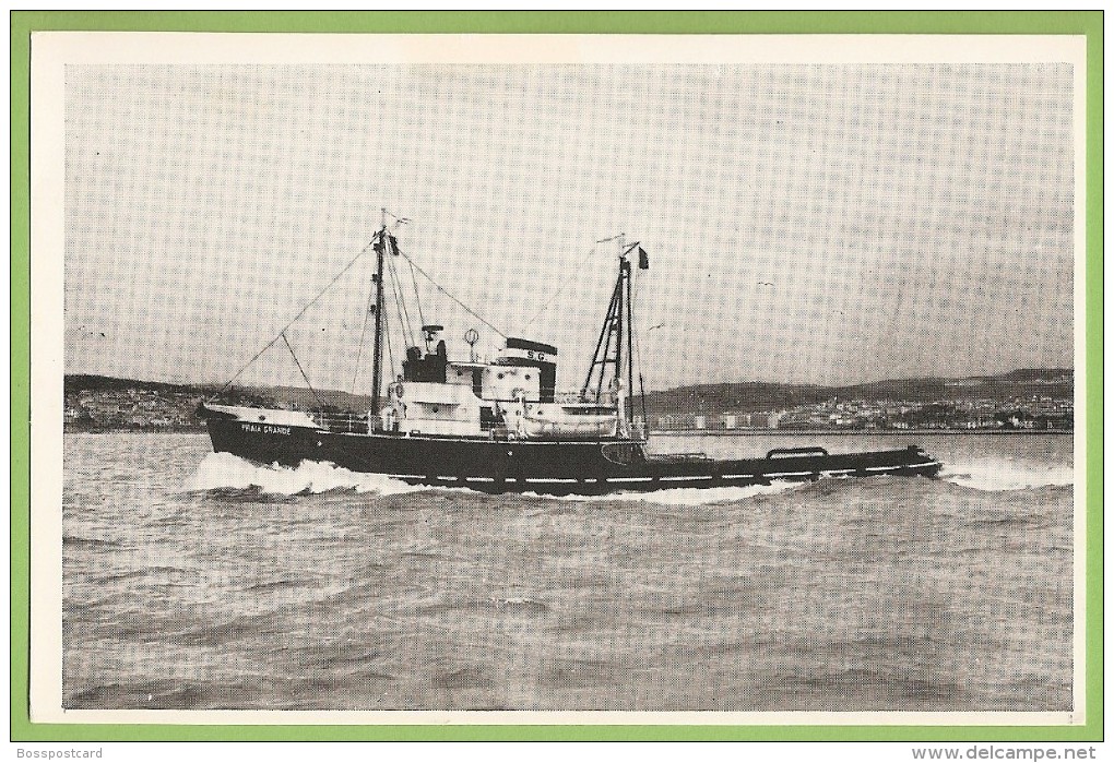 Portugal - Rebocador Praia Grande. Barco. Navio. Steamer. Ship. Tugboat. Boat. Navire. Nave - Tugboats