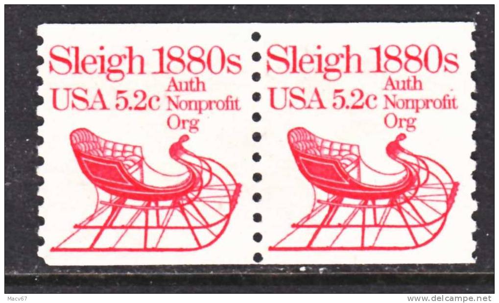 U.S. 1900 X2  **  SLEIGH - Coils & Coil Singles