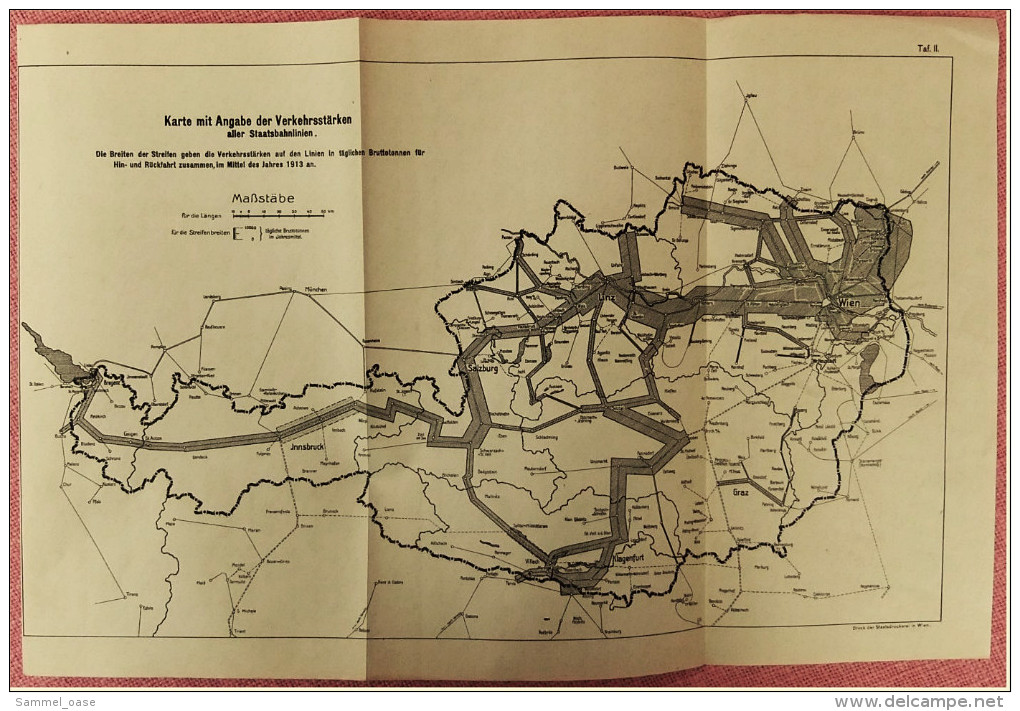 Österreich Ca. 1913  -  4 X Karten Mit Angaben Des Leistungsbedarfs , Elektrischer Arbeit Der Staatsbahnlinien - Eisenbahnverkehr