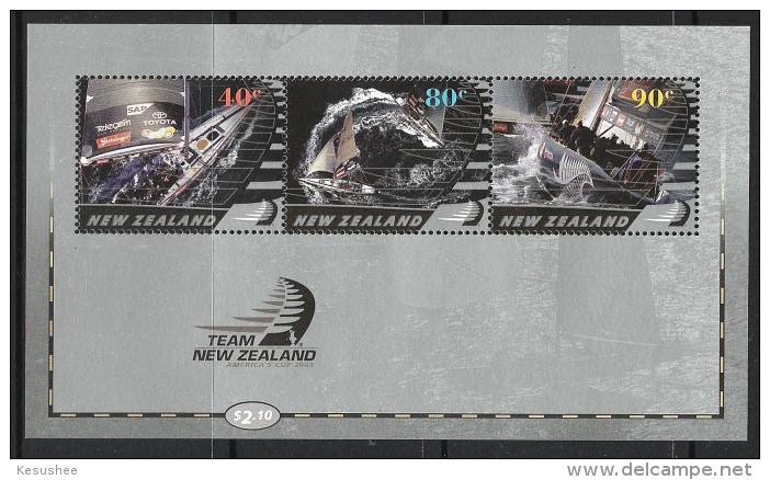 NEUSEELAND - NZ 2003 AMERICAS CUP Block** - Neufs