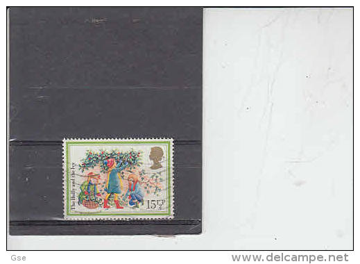 GRAN BRETAGNA 1982  - Unificato  1063 - Natale - Infanzia - Used Stamps