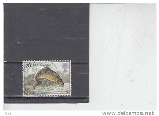 GRAN BRETAGNA 1983 - Unificato  1069 - Pesce - Used Stamps