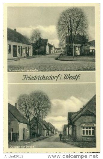 Rarität Friedrichsdorf Westfalen Windsbleicherstraße Güterloher Straße 50er Sw - Bielefeld