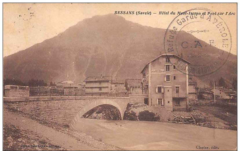 73 - RefU050 - BESSANS - Hôtel Du Mont Iseran - Autres & Non Classés