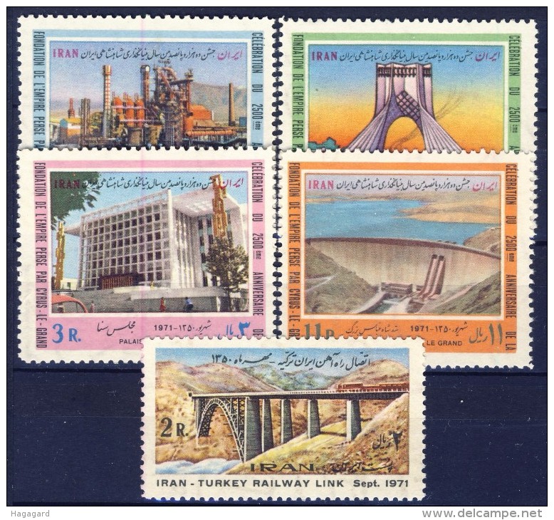 ##B974. Iran 1971. Michel 1521-25. MNH(**). See Description! - Iran