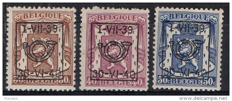 PIA - BEL - 1939-40 : Stemma Preannullato  :  1-VII-39 / 30-VI-40 - (UN  6A) - Typo Precancels 1936-51 (Small Seal Of The State)