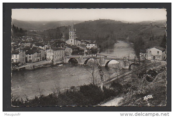 DF / 81 TARN / ROQUECOURBE / LE PONT SUR L'AGOÛT / CIRCULÉE EN 1953 - Roquecourbe