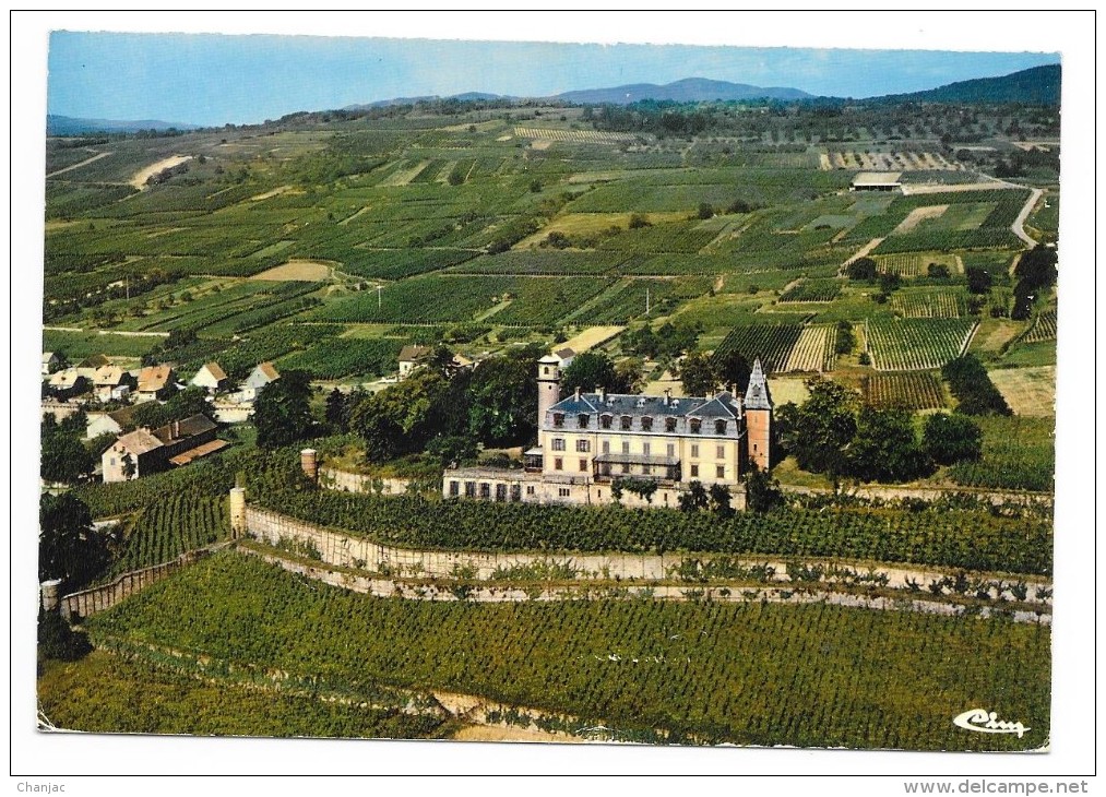 Cpsm: 68 ROUFFACH (ar. Gucbwiller) Château D'ISENBOURG  (Vue Aérienne, Vignes)  CIM  N° A 68.287.00.0.7521 - Rouffach