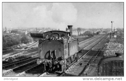 LNWR Coal Tank Locomotive Ellenbrook 1947 View - Railway