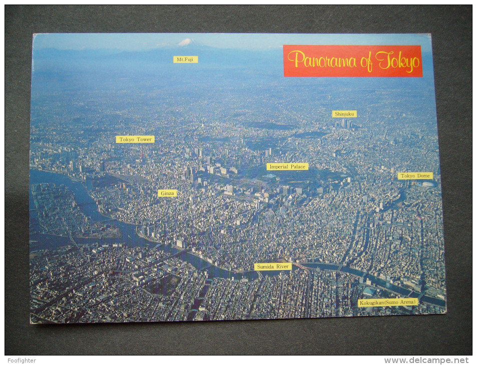 Japan - Panorama Of TOKYO - Unused - Tokio