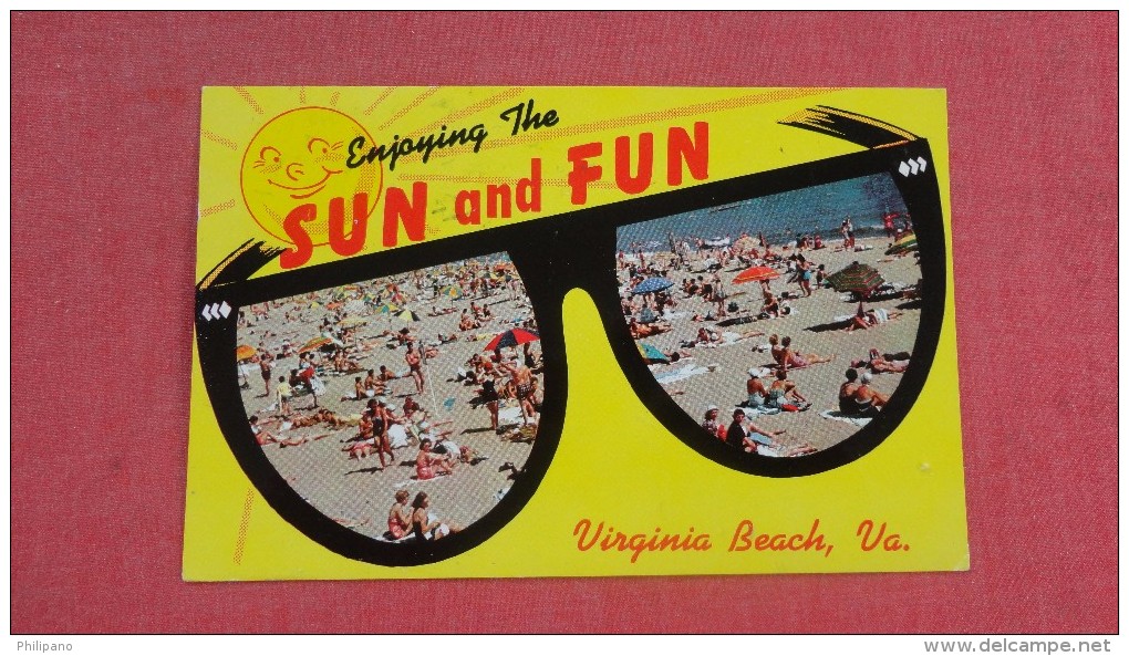 Sun & Fun Sun Glasses  Virginia> Virginia Beach  L Ref 1932 - Virginia Beach