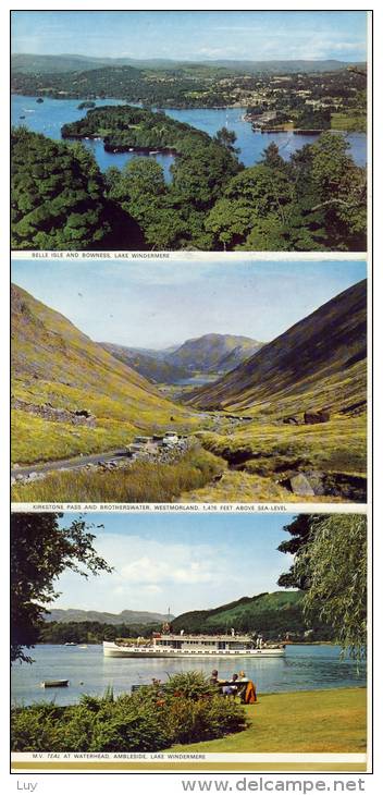 LETTERCARD W. 6 Different View Of Lakes In England - Other & Unclassified