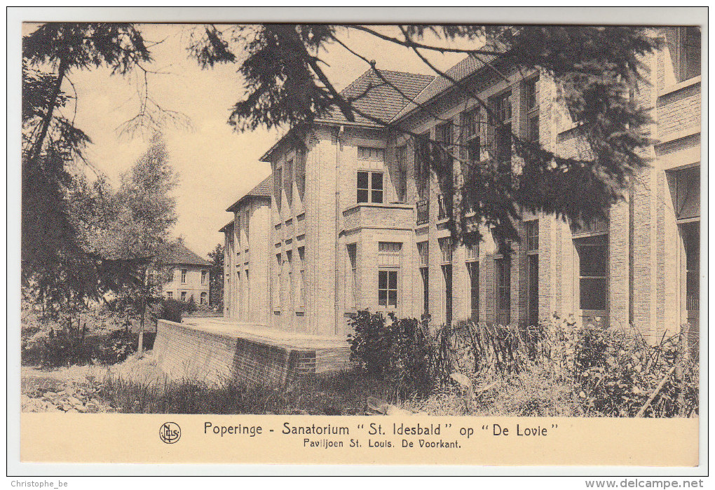 Poperinge, Poperinghe, Sanatorium St Idesbald Op De Lovie, Paviljoen St Louis. De Voorkant (pk22486) - Poperinge