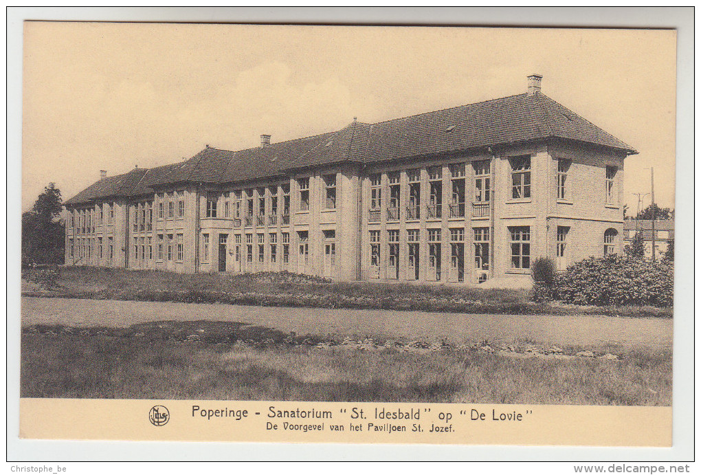 Poperinge, Poperinghe, Sanatorium St Idesbald Op De Lovie, De Voorgeven Van Het Paviljoen St Jozef (pk22487) - Poperinge