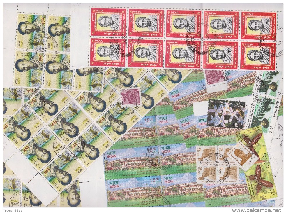 Inde Principalement 2007. Petit Lot De Timbres Oblitérés. Cote Michel Environ 80 € - Usati