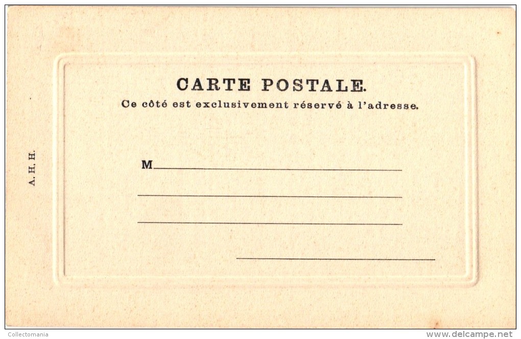 5 Postcards  Opera Carmen  Georges Bizet   Illustrator Jacob Fielens  José Micaëla
